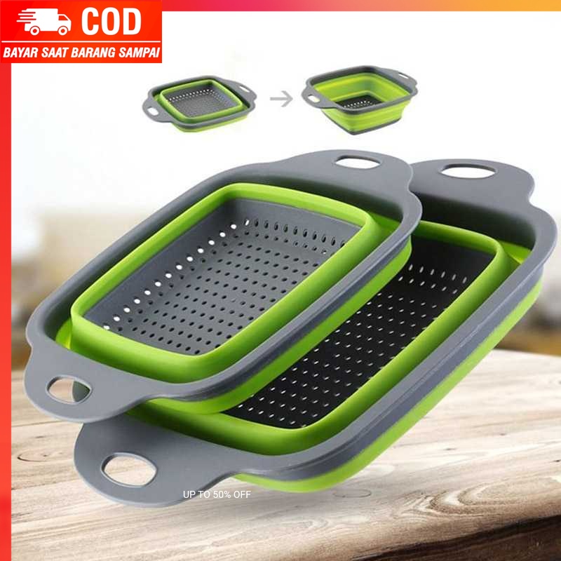 (100% BARANG ORI) Rayfox Keranjang Saringan Lipat Drain Basket Collapsible - DP0155