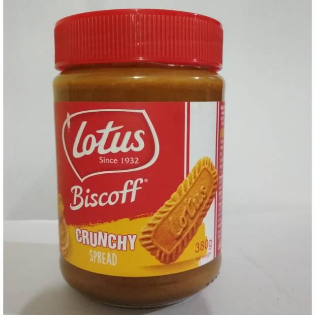 Lotus Biscoff Crunchy Spread 380gr Ed Januari 2024