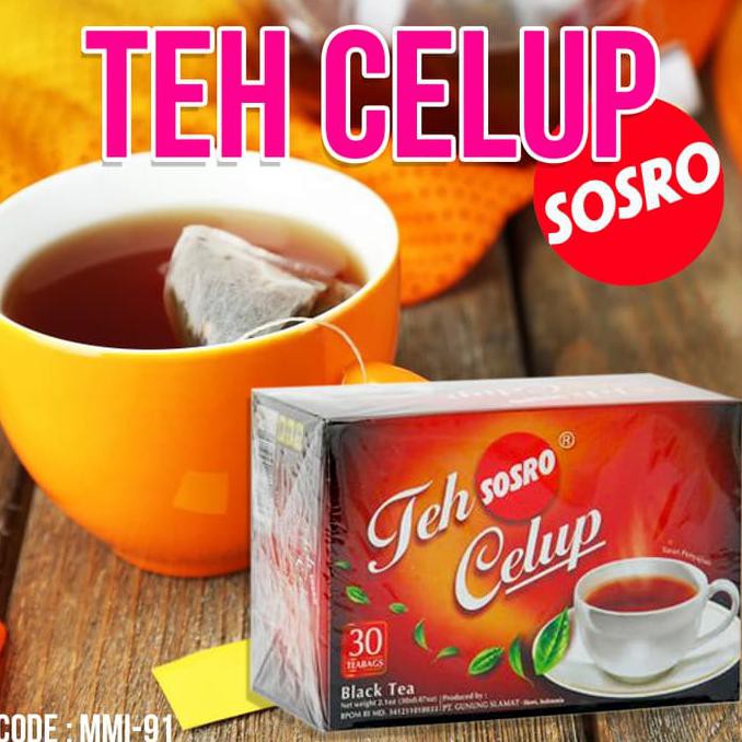 

TEH CELUP SOSRO - ISI 30 KANTONG