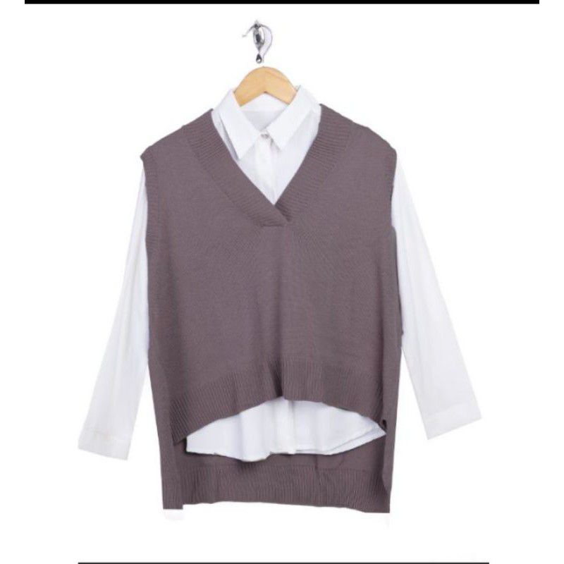 BRANDED KNIT VEST-ROMPI RAJUT- NARI VEST PREMIUM 5 GATE