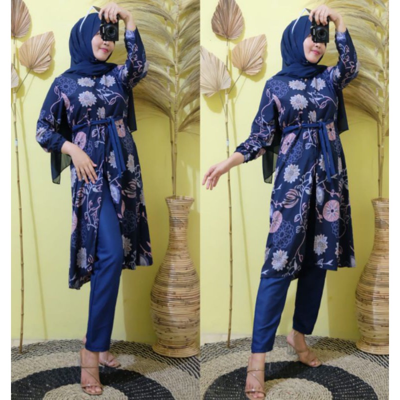 TULIP TUNIK SET MUSLIM / ONESET TUNIK / SETELAN WANITA