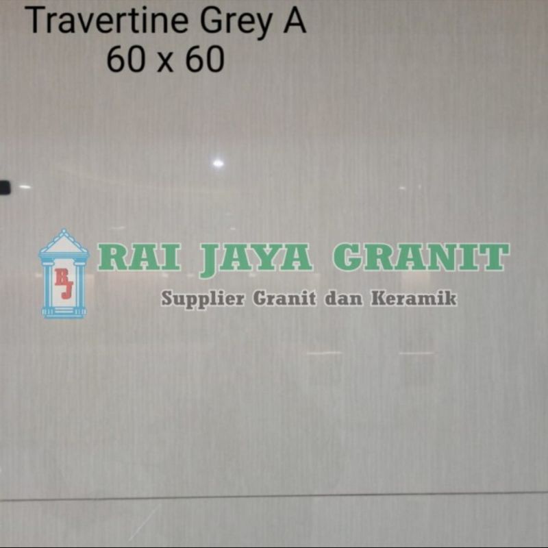 Granit Lantai 60x60 Travertine Cream A Valentino Gress