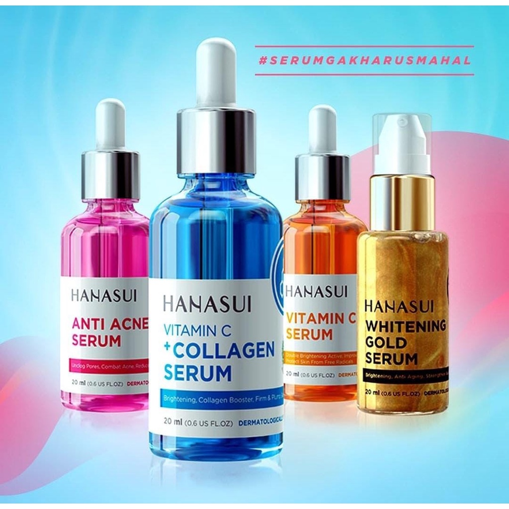 Jual [BPOM] SERUM HANASUI VIt C Collagen Whitening Anti Acne Jaya ...