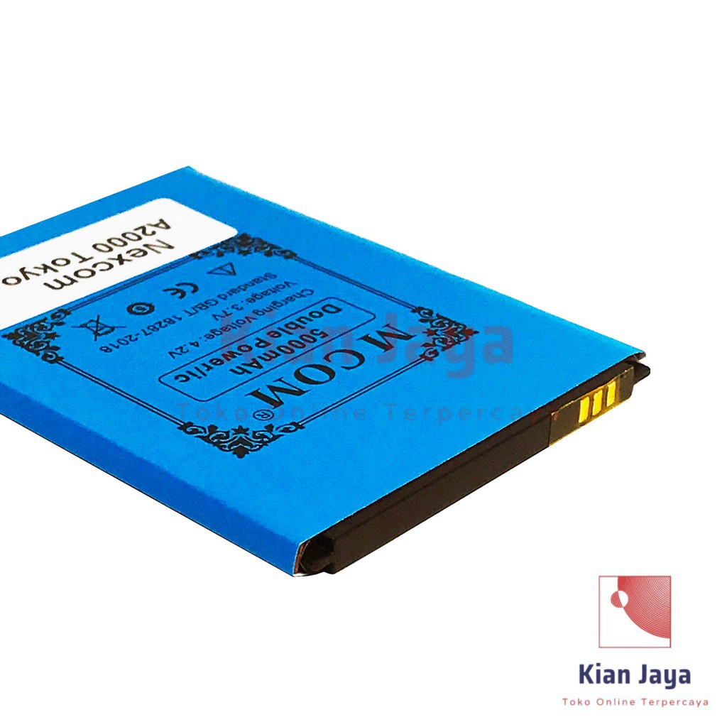 MCOM Baterai Hp Nexcom A2000 Tokyo Original Double Power Batrai Batre Battery Ori