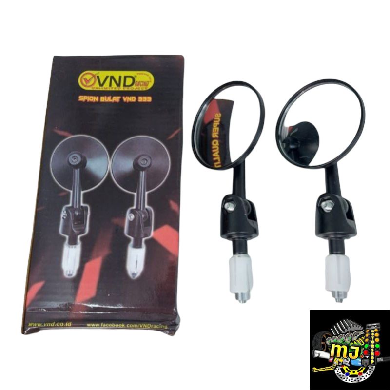 Spion Jalu Spion Bar End Bulat Akai Racing Kaca Cembung Universal Semua Motor