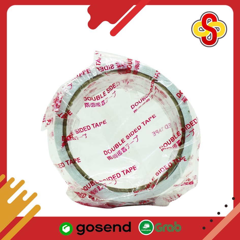 Double Side Tape Perekat 2 Sisi Semar 2 inch / 48 mm x 10 yard