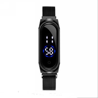 ⭐️𝐈𝐇𝐒 𝟎𝟎𝟒⭐️Jam Tangan Elektronik Digital LED Magnet Strap Watch Waterproof Wanita Pria Rantai-6