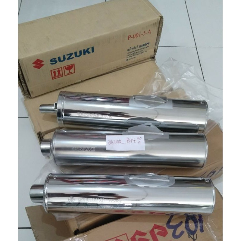 Knalpot Slincer Satria fu CBU thailan (import) CKD old new SCD Original SGP