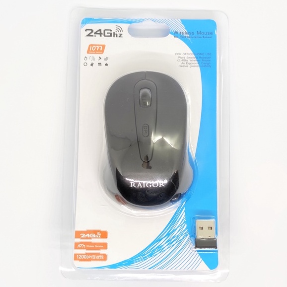 MOUSE WIRELESS RAIGOR RR-02 GOOD QUALITY