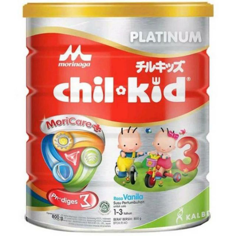 MORINAGA CHILKID 3 PLATINUM VANILA 800GR