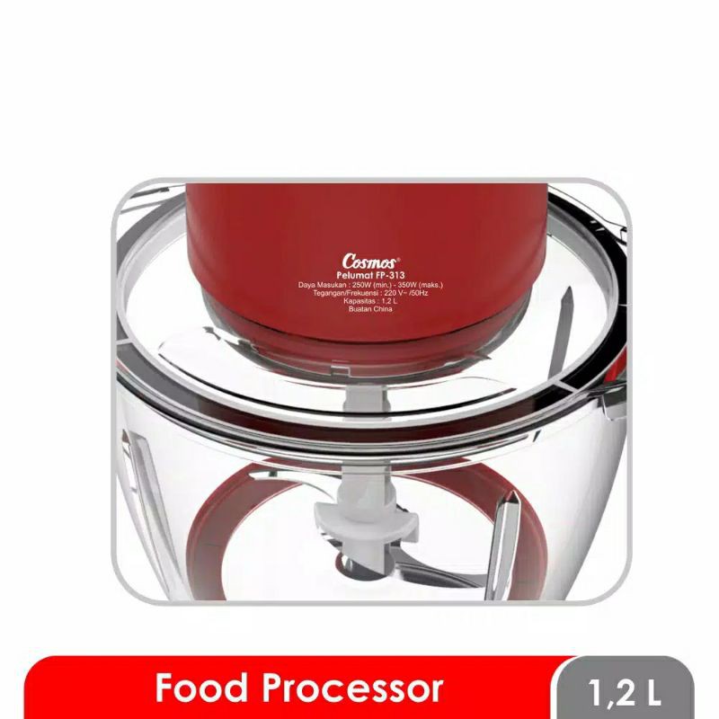 COSMOS food processor FP 313 / pelumat penggiling bumbu daging FP313