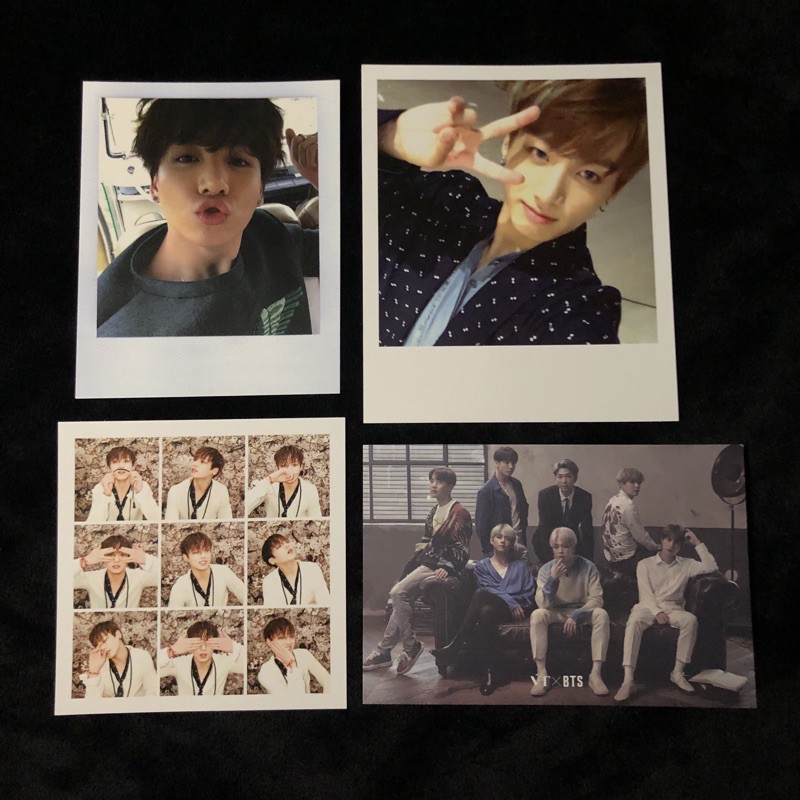OFFICIAL PC BTS JUNGKOOK WINGS JUNGKOOK HYYH PT.1 JUNGKOOK YF VT PHOTOCARD SET