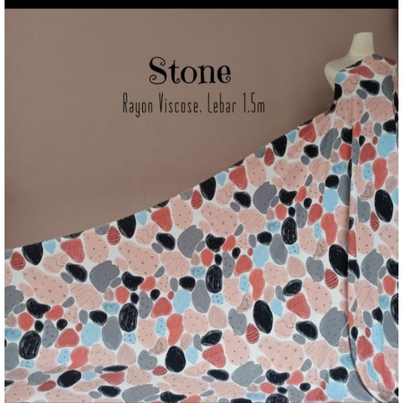 Kain Rayon Viscose murah 078