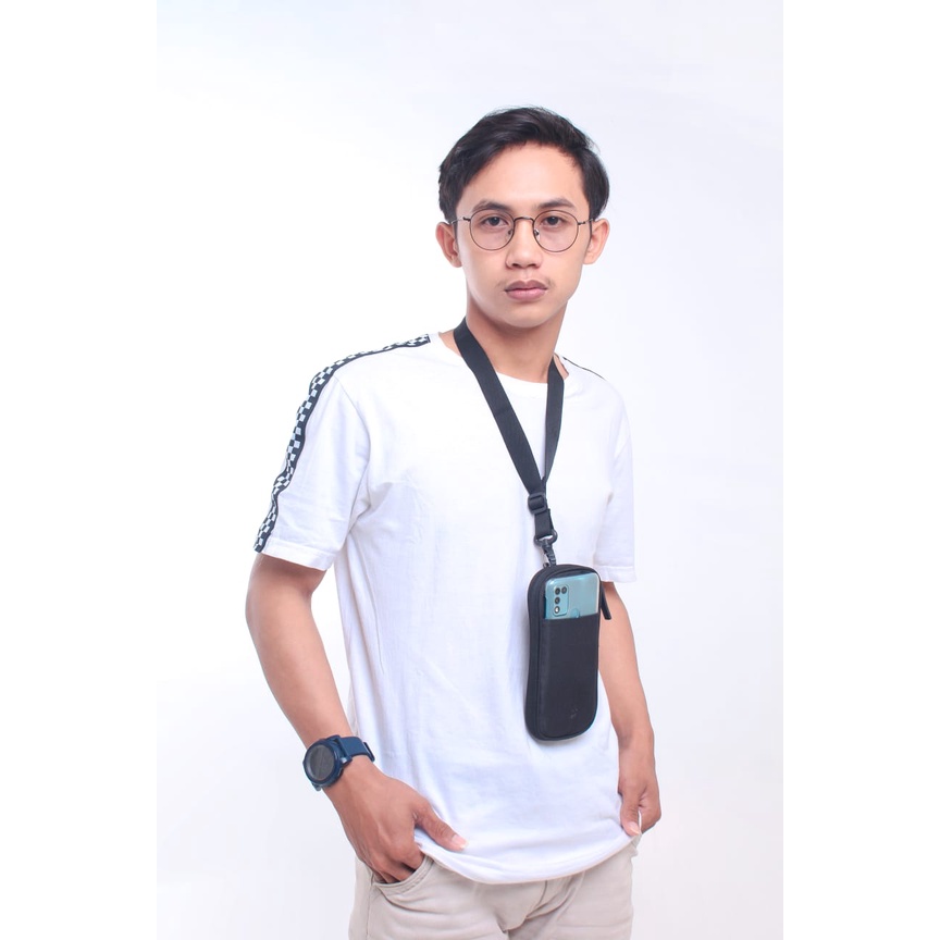 Tas kalung kaneen Hp dan dompet waterproof