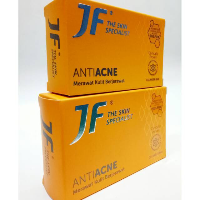 JF Sulfur Anti Acne Bar Soap 90gr / Sensitive Care 65gr / Oily Care 65gr