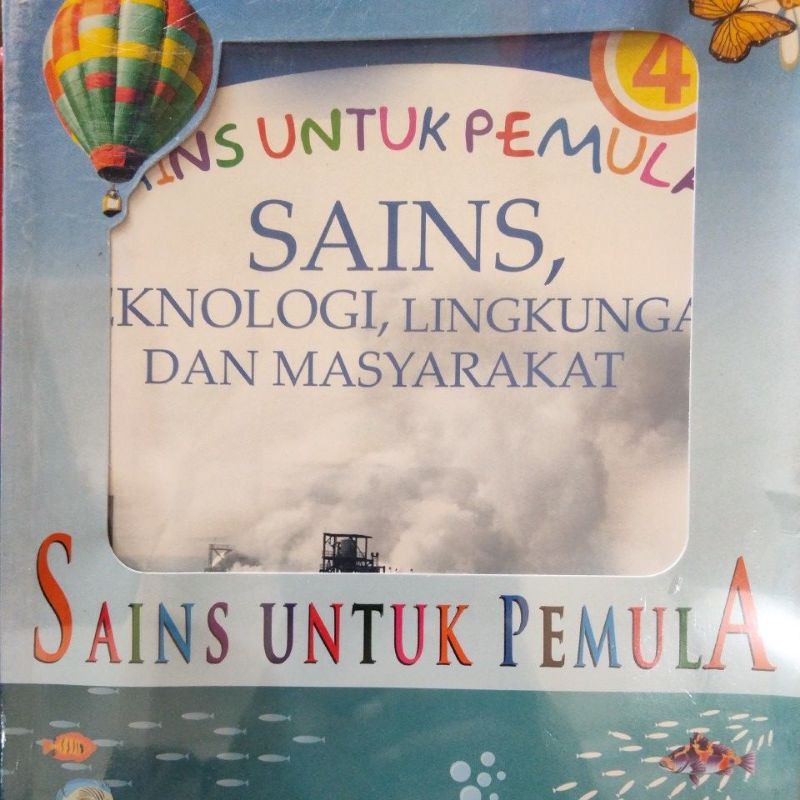 ensiklopedia anak sains untuk pemula. 1set 4 buku