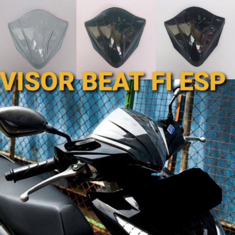 VISOR BEAT FI ESP 2014 - 2019 MOTIF KARBON