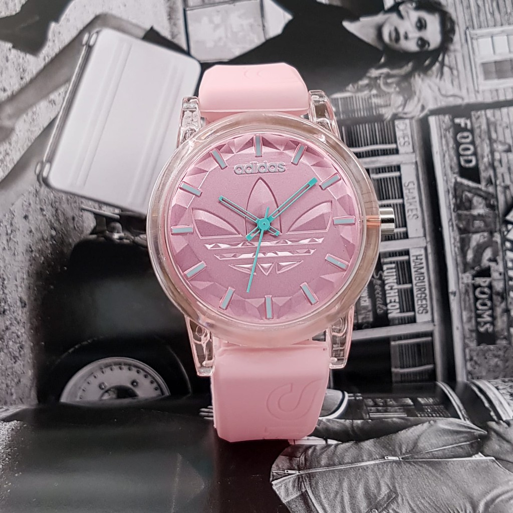Jam Tangan Pria Wanita Adidas 12112 Analog Rubber