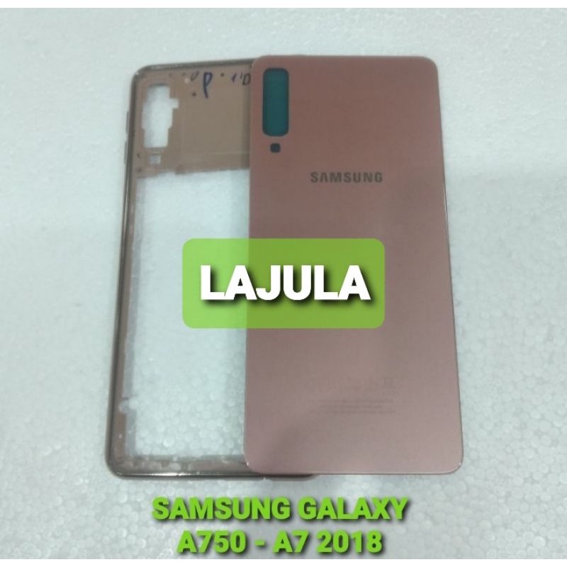 kesing housing casing full set samsung a750 - a7 2018  bezel + backdoor original