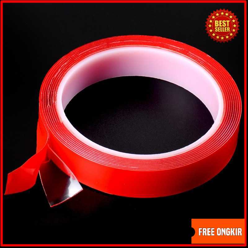 

Perekat Double Tape Acrylic Adhesive Transparent Sticker - J4702