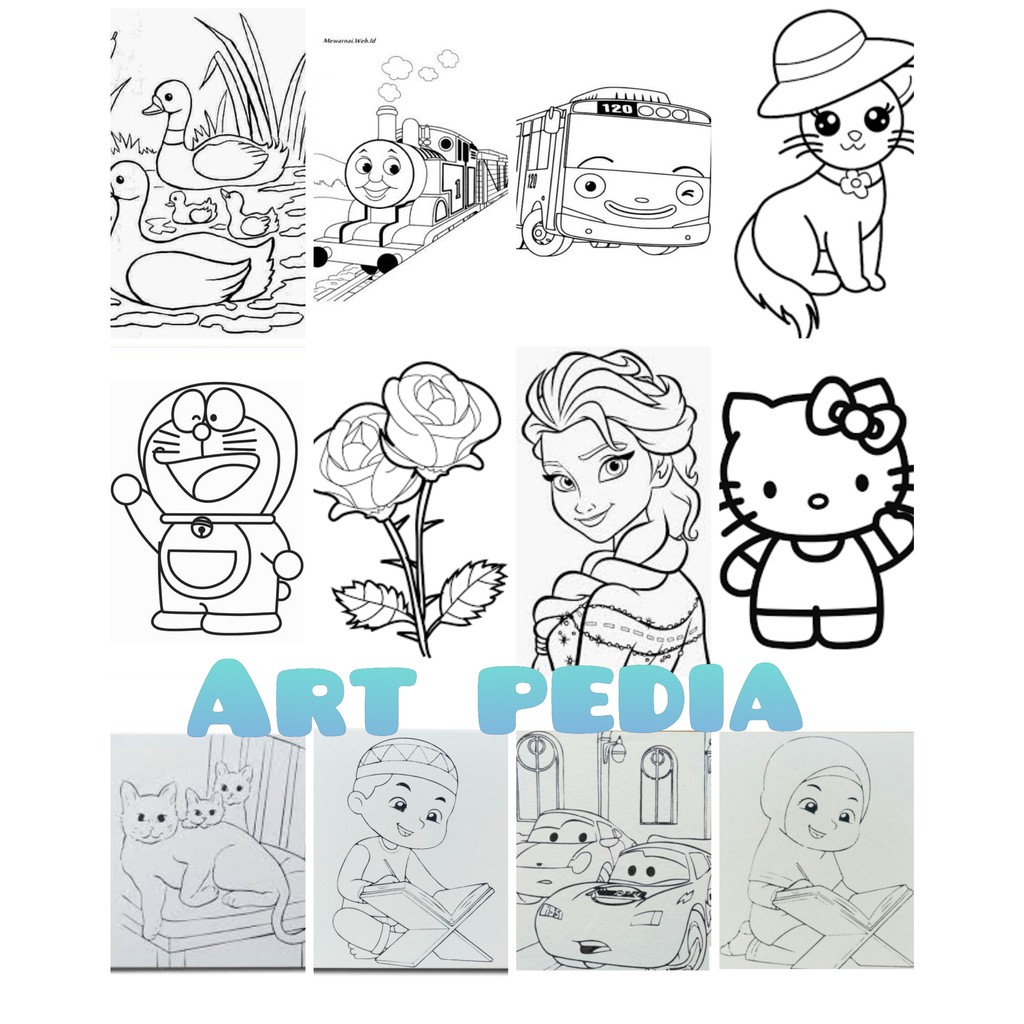 

Kanvas / Canvas Lukis Sketsa 20x20