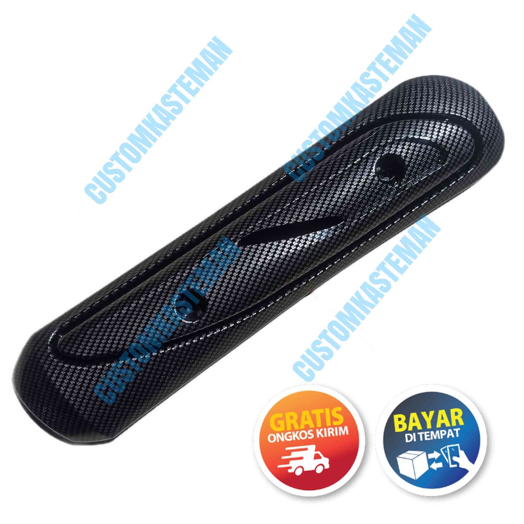 Cover Tameng Knalpot Carbon Vario 110 Lama - Vario 110 Old - Vario 110 Karbu Carbon