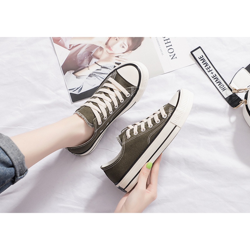 Sepatu Kanvas Wanita Korea Style Warna Warni Women Canvas Shoes SP026