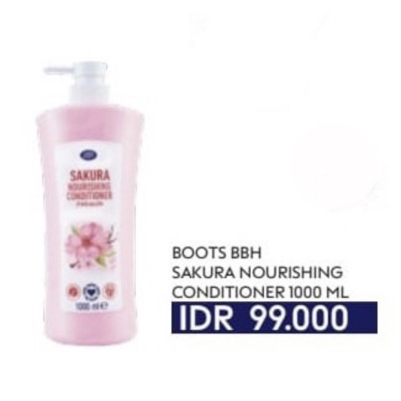 Jual BOOTS BBH CONDITIONER 1000ML | Shopee Indonesia