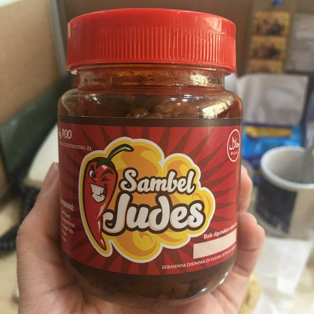 

Sambel Judes Teri Medan, Cumi Asin, Jambal, Peda, Teri Jengki, Bawang, Original, Vegetarian, Udang