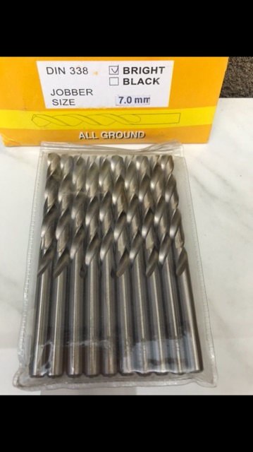 Mata Bor Besi SUN FLOWER 7mm - Hss Twist Drill Bit 7mm Bunga (1 pcs)