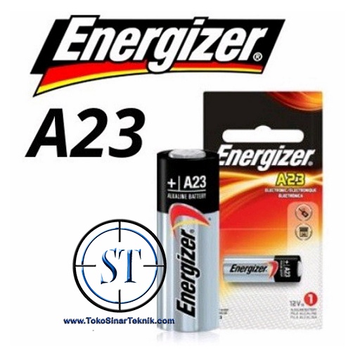 Baterai A23 Alkaline Energizer Alarm Mobil 12V Baterai Batre Battery Remote/ Bell/ Mainan ( A-23 ) 23A