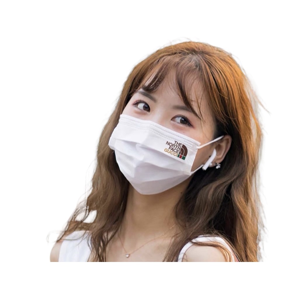 Masker Dewasa Premium The North Face Gucci 3 Ply - Satuan
