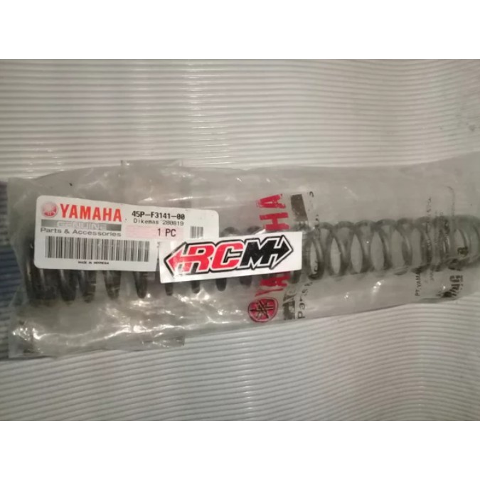 45P-F3141-00 HARGA PERBIJI PER PIR SPRING FRONT FORK SHOCK SKOK DEPAN BYSON ORI ORIGINAL YAMAHA