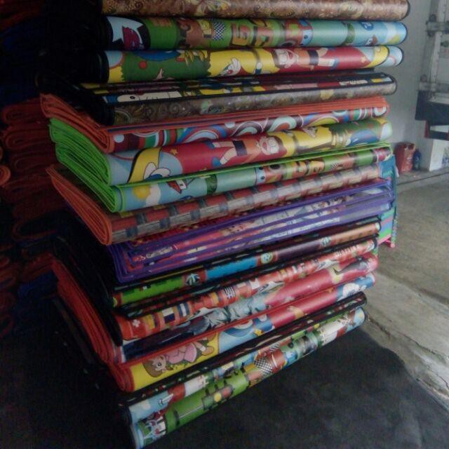 [GROSIR] TIKAR MOTIF 120X150CM KARTUN SPONS KARPET ALAS TAHAN AIR TIKER BESAR WATERPROOF PERLAK BAYI