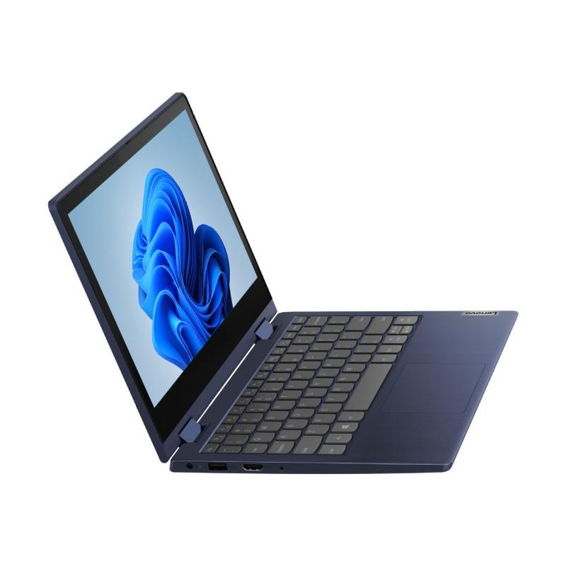 LENOVO IDEAPAD FLEX 3 11IGL05 5TID [CELERON N4020 / 4GB DDR4 / SSD 256 GB / 11.6&quot; HD IPS TOUCHSCREEN / BLUE / WINDOWS 11 + OHS ORIGINAL / GARANSI RESMI LENOVO INDONESIA] - TEKNO KITA