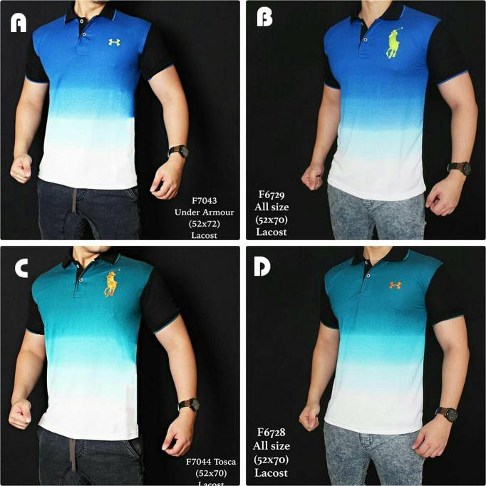 promo polo shirt pria gradasi| kaos kerah pria | kaos polo shirt terbaru