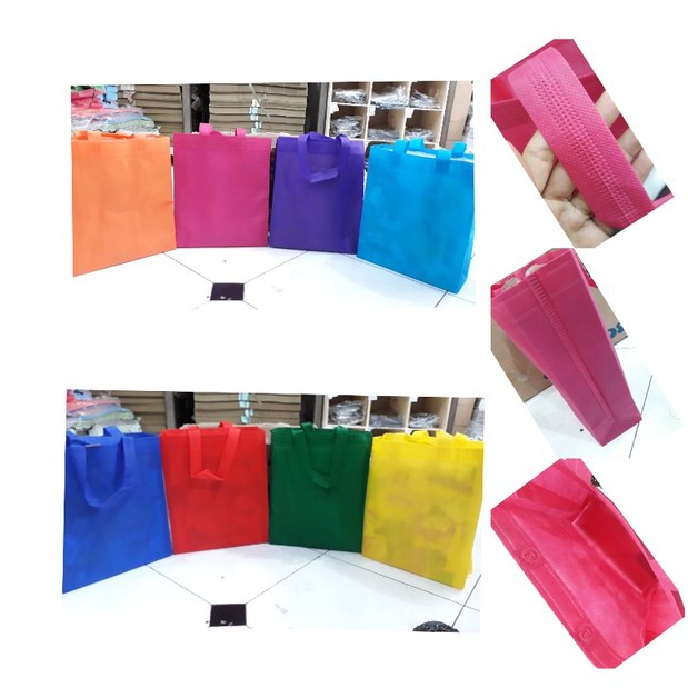 

TAS SOUVENIR SPUNBOND STANDING HANDLE LUAR 30 x 40 x 10 PER 12PCS WARNA RANDOM