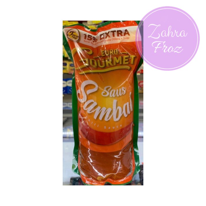 

ds001vv Euro Gourmet Saus Sambal 1 Kg Fsfs201