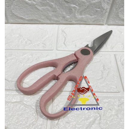 EVCRIVERH KNIFE Pisau Dapur Cleaver Bread Scissor Paring Knife Peeler Satuan (Warna Random)