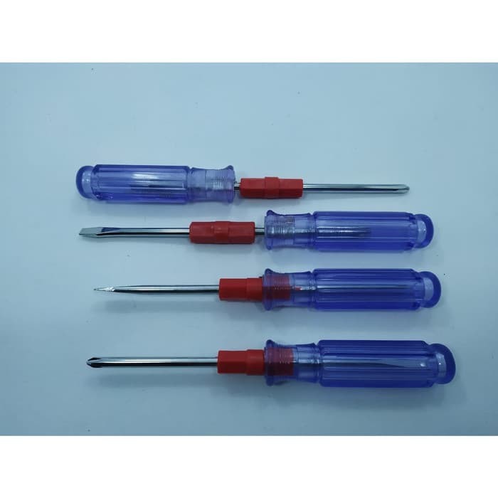 Obeng BB Bolak Balik Cml 5&quot; inch 2 Way Transparan Min Plus