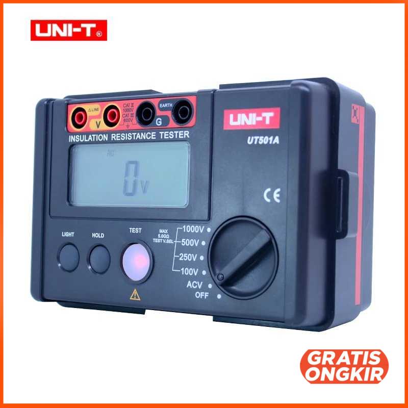 Digital Insulation Resistance Voltage Tester 2000m Ohm UT501A