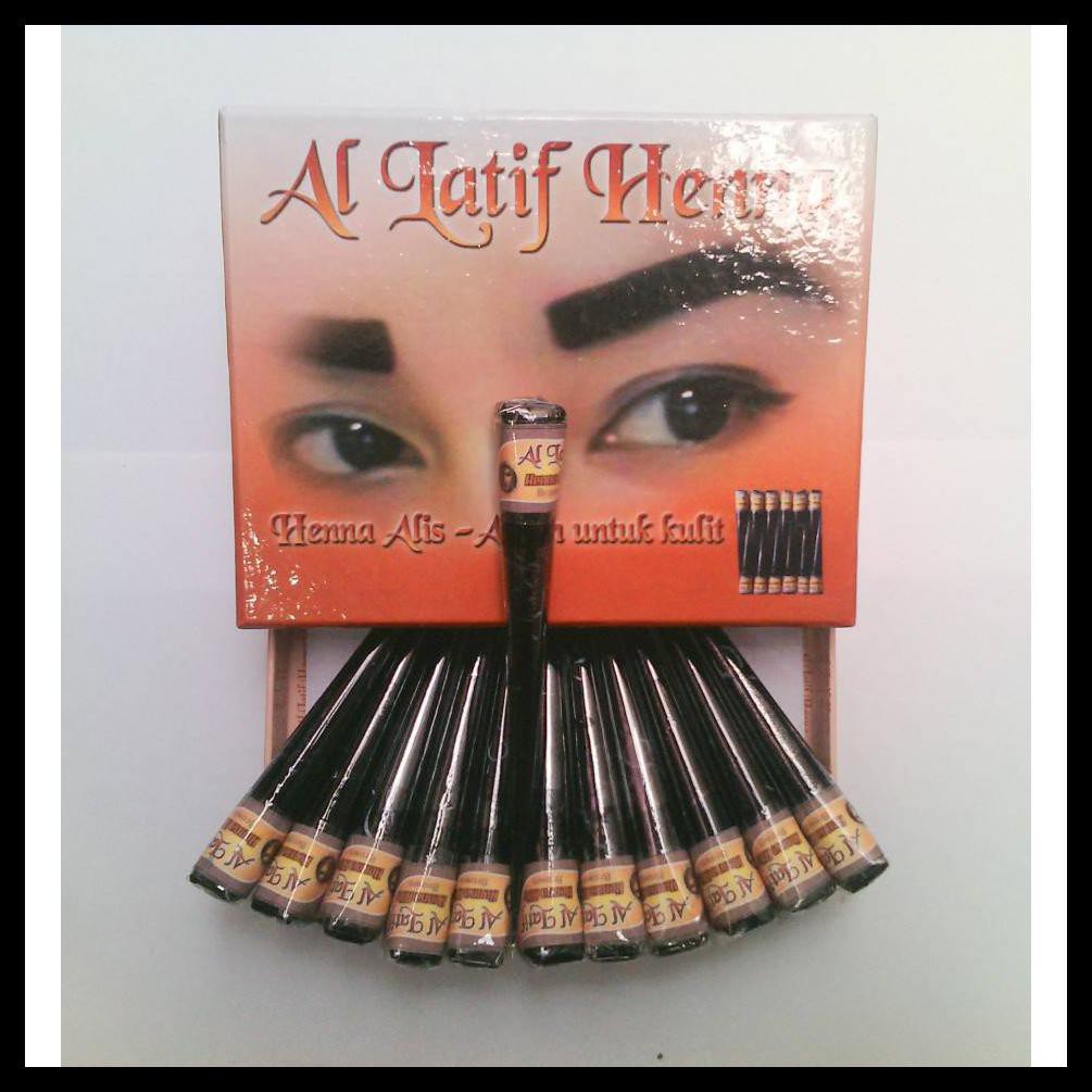 Henna Hena Alis Brown Ecer Shopee Indonesia