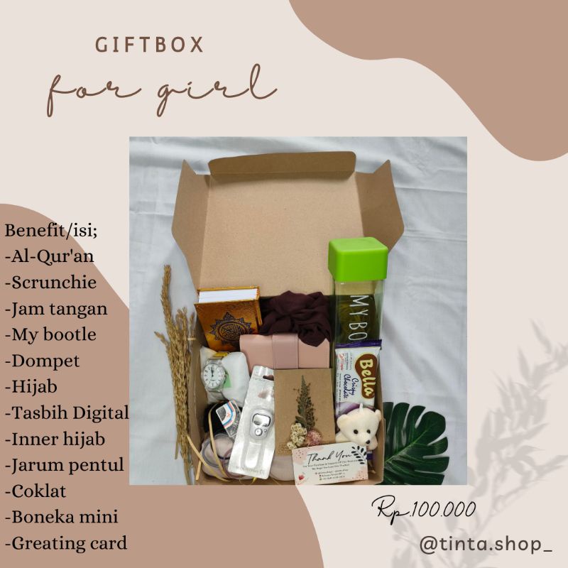 

Gift box for girl cantik sekali
