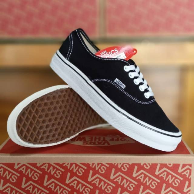 VANS AUTENTIK BLACK AND WHITE DOUBLE FOXING