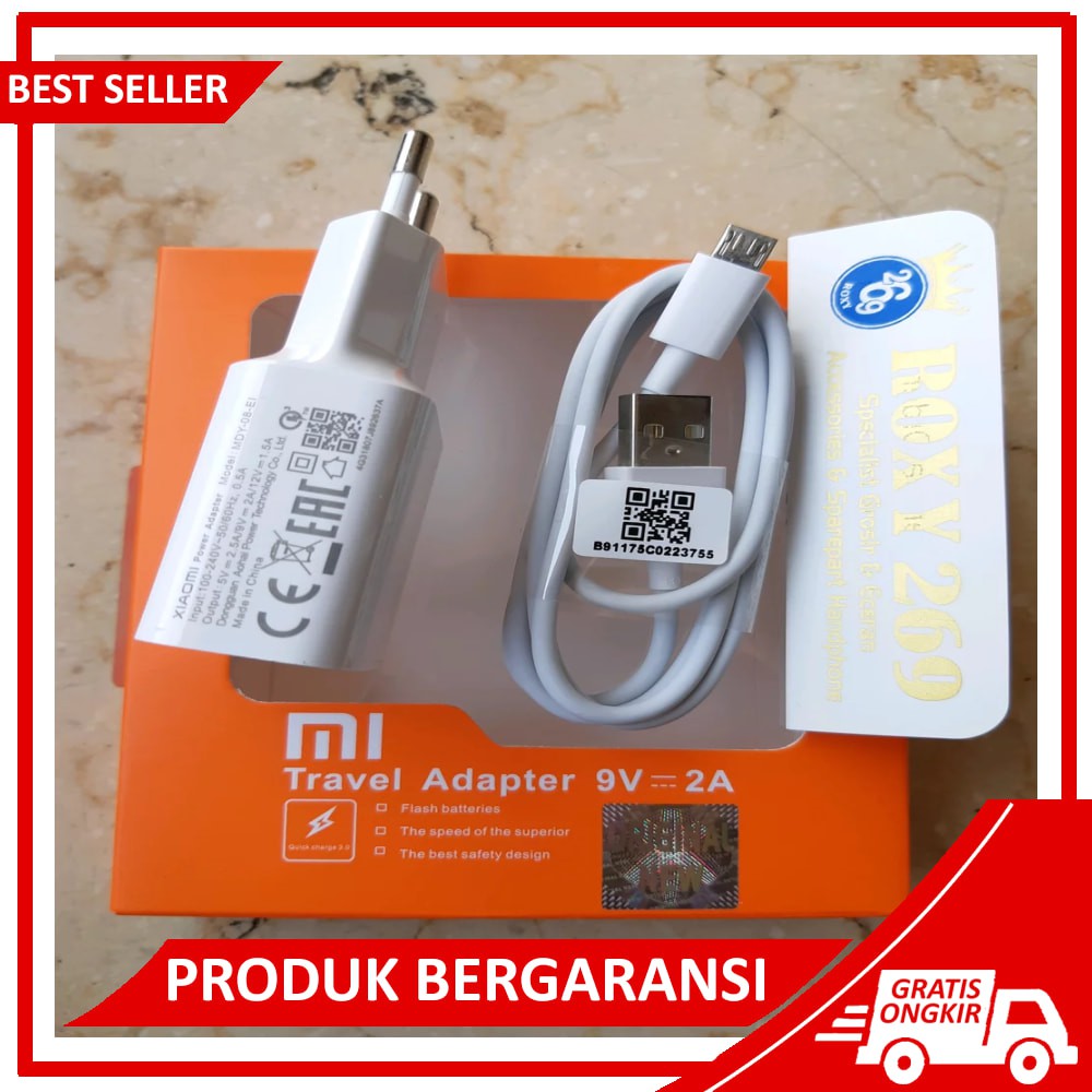 Charger Carger Hp Xiaomi Redmi Note5 Note 5 5A 5pro 5plus Pro Plus Original Ori Fast Charging -