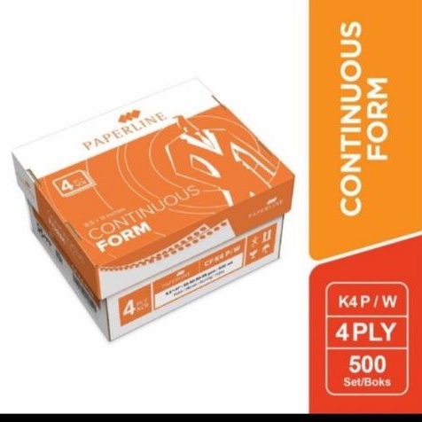 

Continues Form / Kertas komputer Paperline 9,5 x 11 4 Ply Utuh