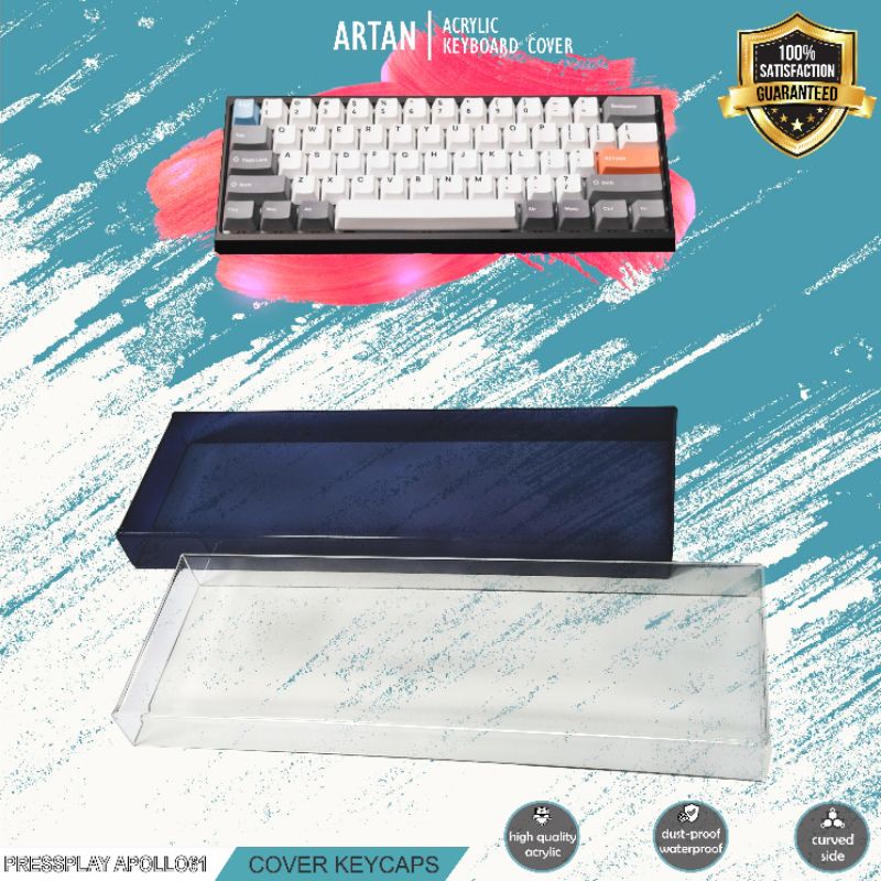 Pressplay Apollo61 COVER KEYCAPS AKRILIK PELINDUNG KEYBOARD MECHANICAL