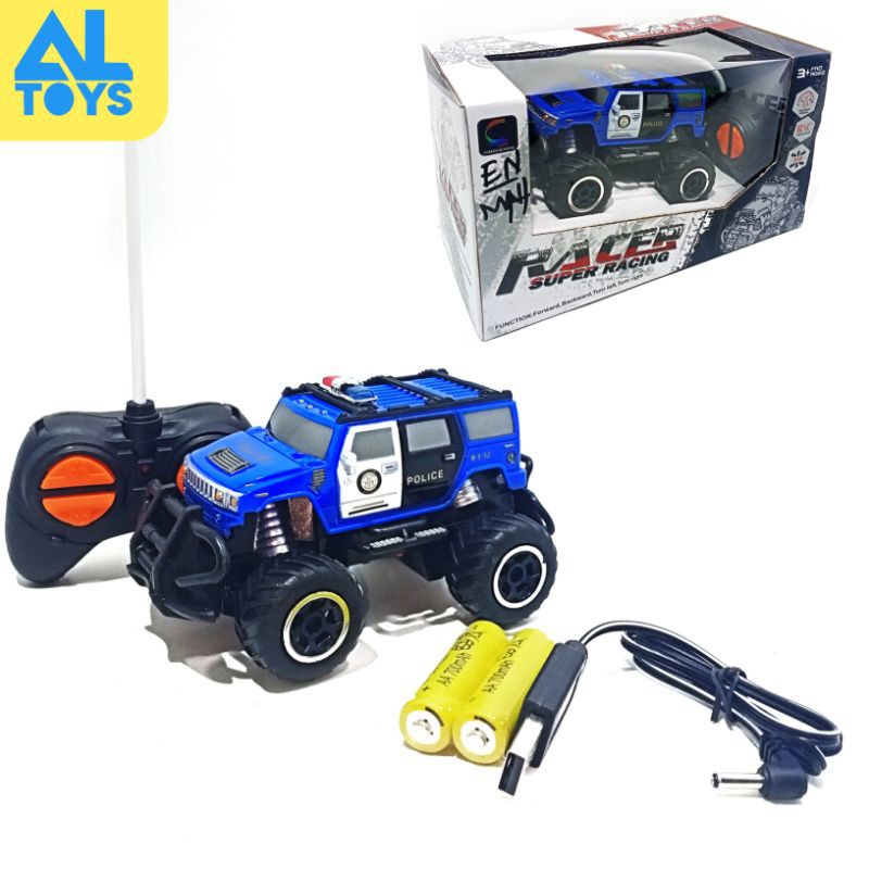 MOBIL RC JEEP POLISI ROMOTE CONTROL JEEP POLICE MINAN MOBIL JEEP REMOT CONTROL BATERI CAS HARGA MURAH