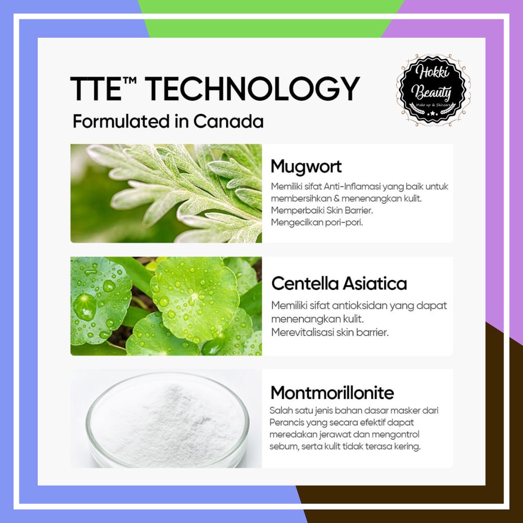 SKINTIFIC - Mugwort Mask Anti Pores &amp; Acne Clay Mask Pore Clarifying Mud Mask Wask Off Pack 55G - ALASKA VOLKANO CLAY