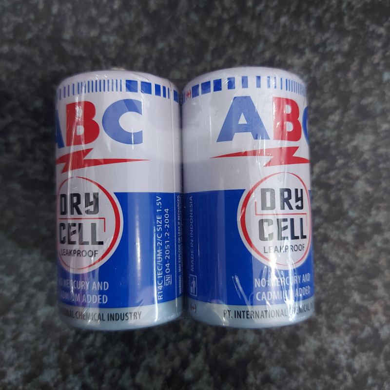 baterai abc R14 isi 2 pc
